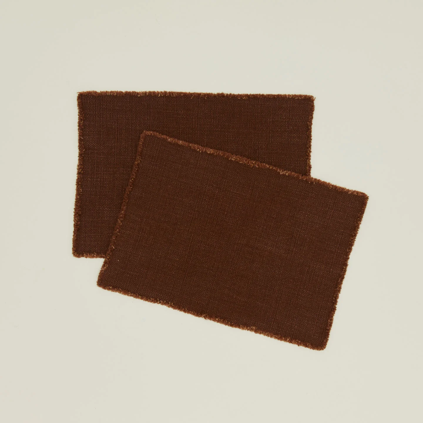 Jasper Placemat, Set of 2 - Leather Linen Wool