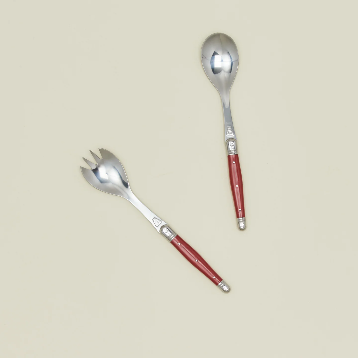 Jean Dubost Salad Servers - Red - Image 2