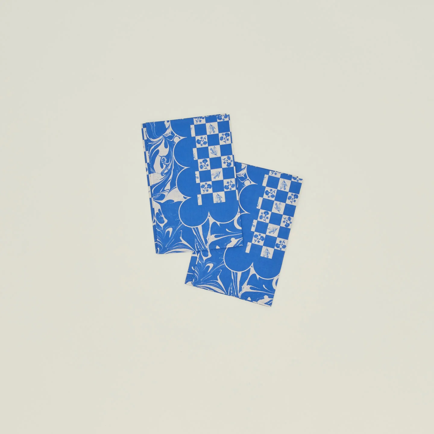 Mixed Floral Napkin, Set of 2 - Klein Blue