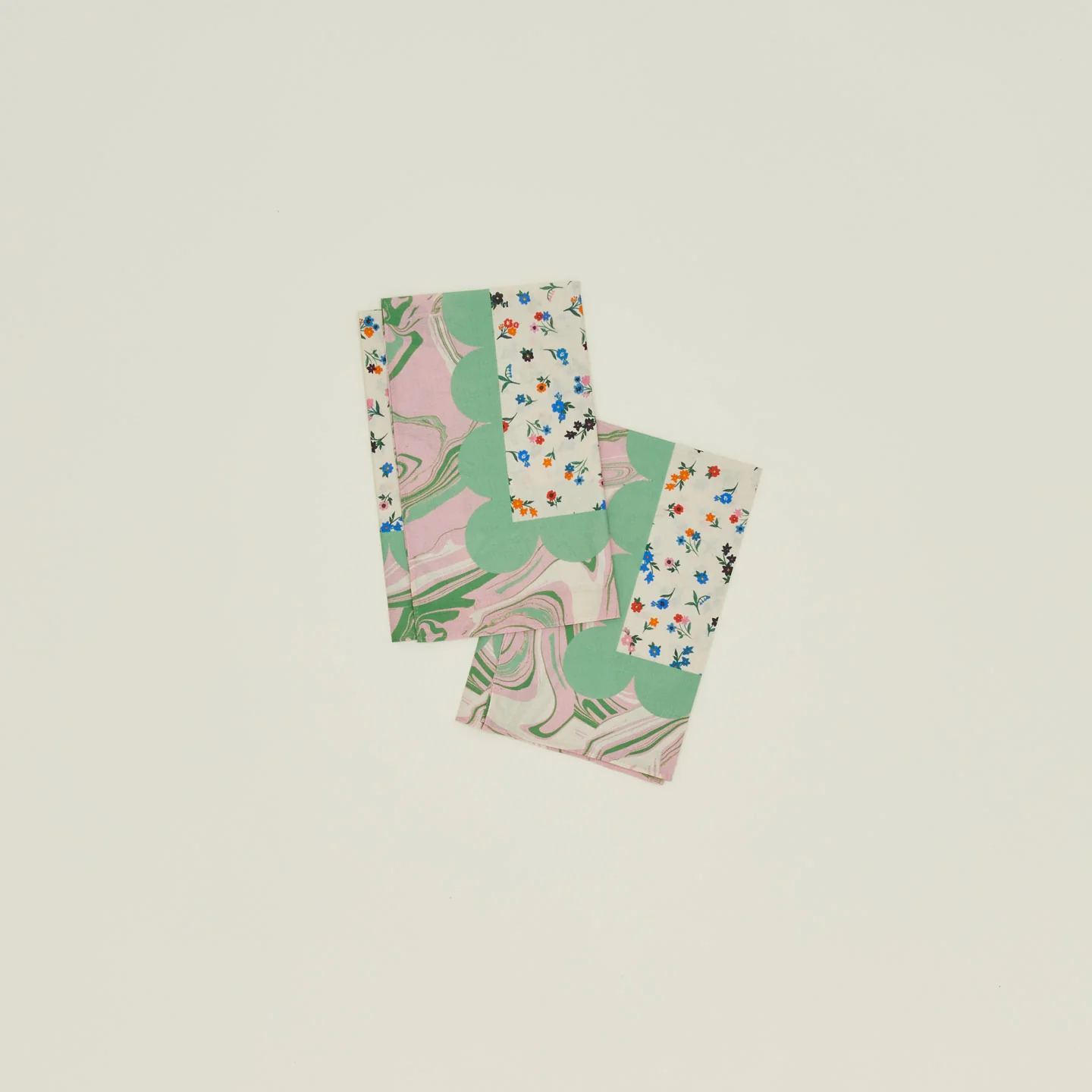 Mixed Floral Napkin, Set of 2 - Peony