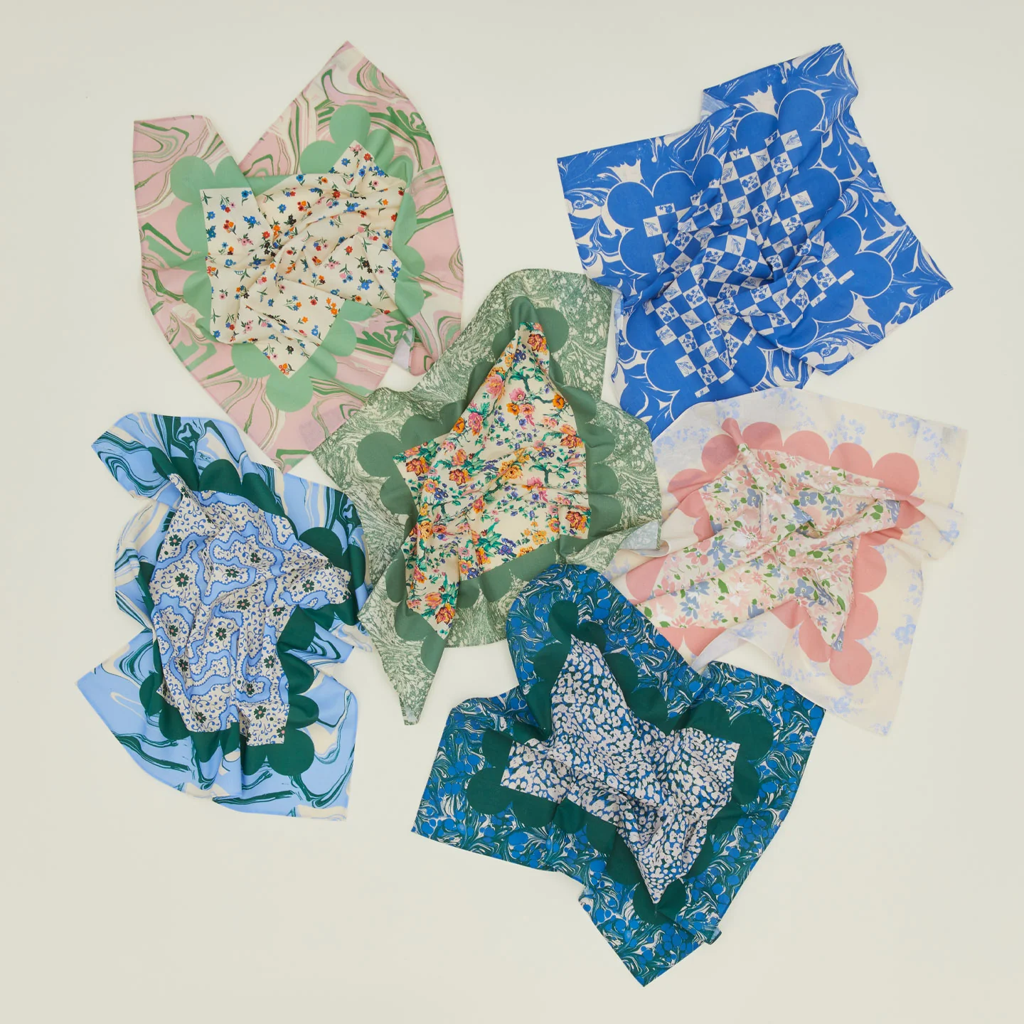 Mixed Floral Napkin, Set of 2 - Peony - Image 4