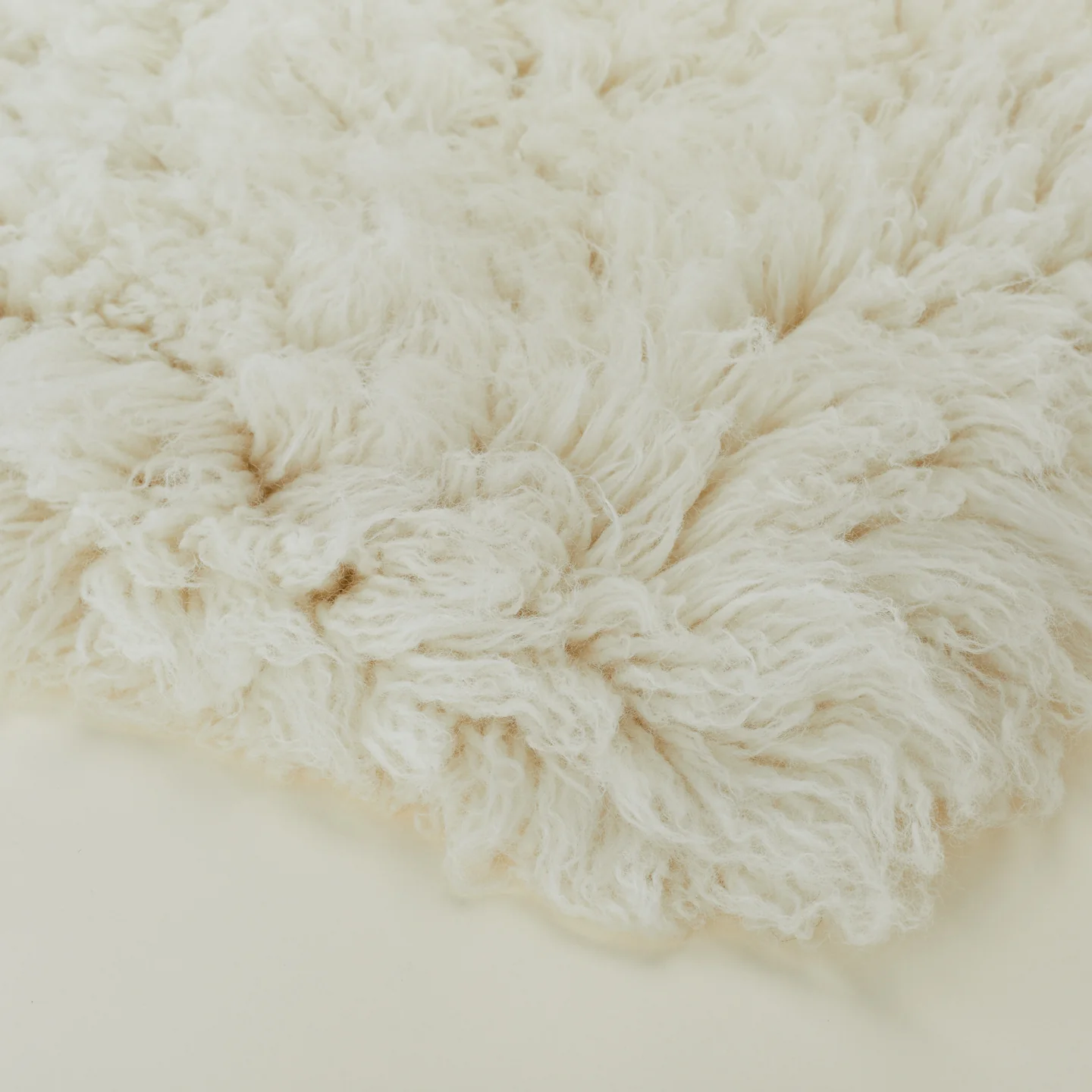 Natural Flokati Rug - Image 2