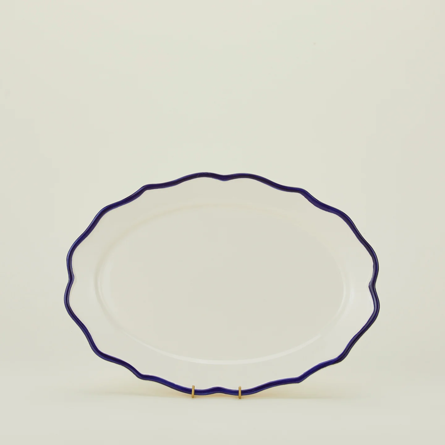 Ogee Edge Oval Platter - Blue
