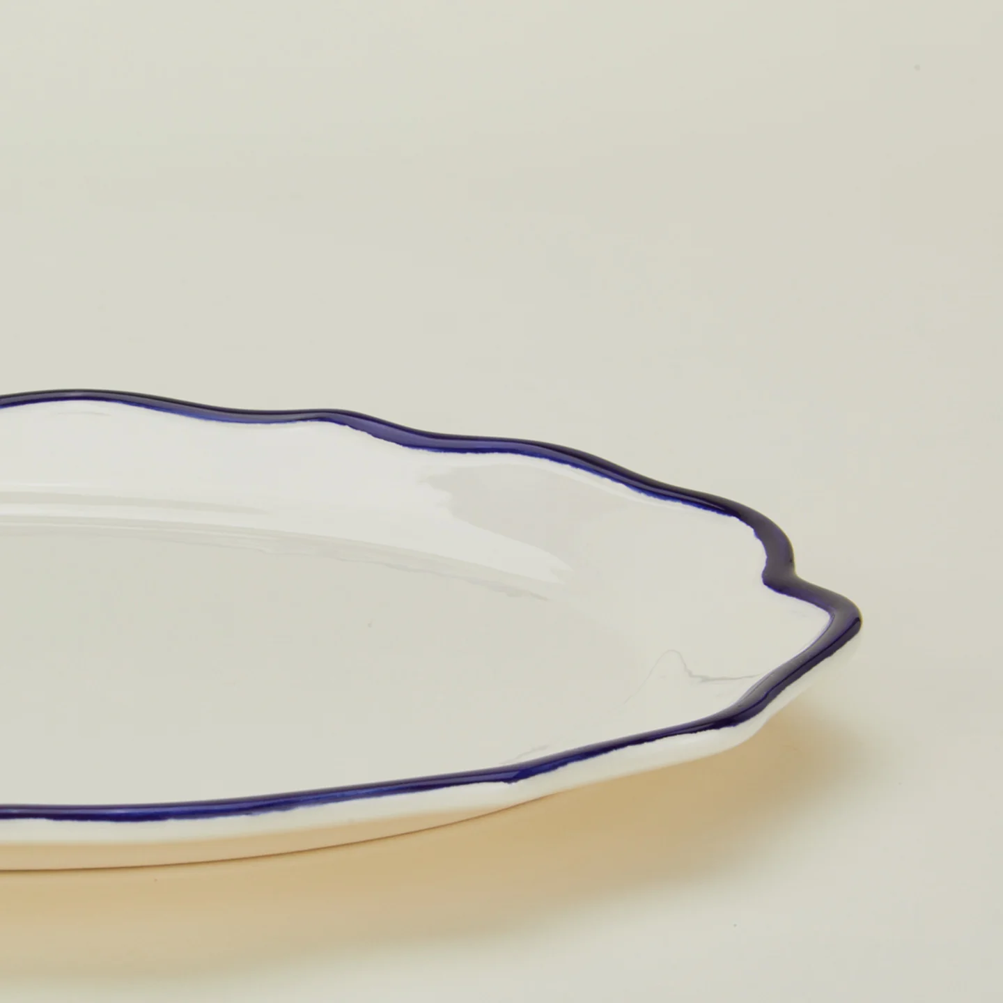 Ogee Edge Oval Platter - Blue - Image 5