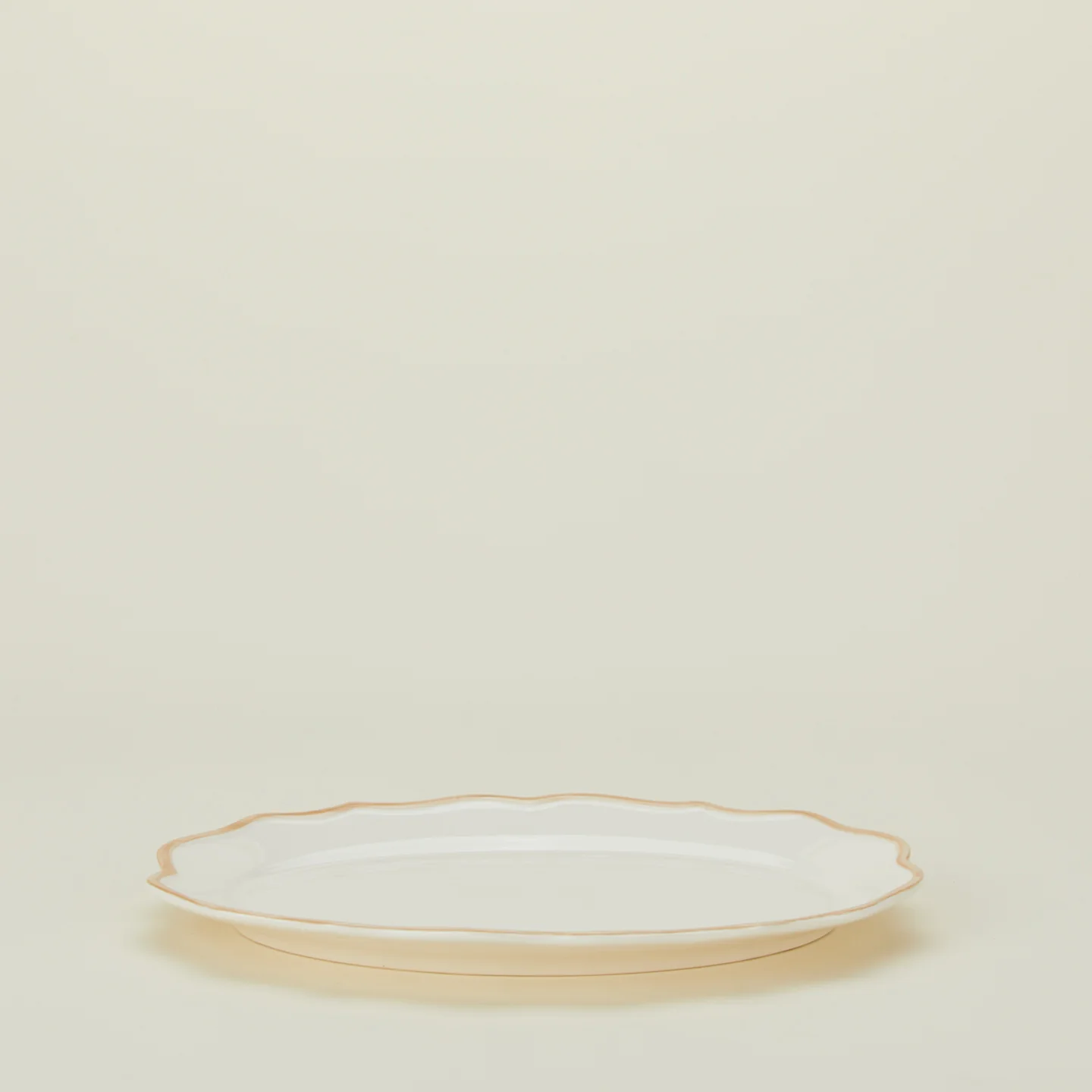 Ogee Edge Oval Platter - Latte - Image 2