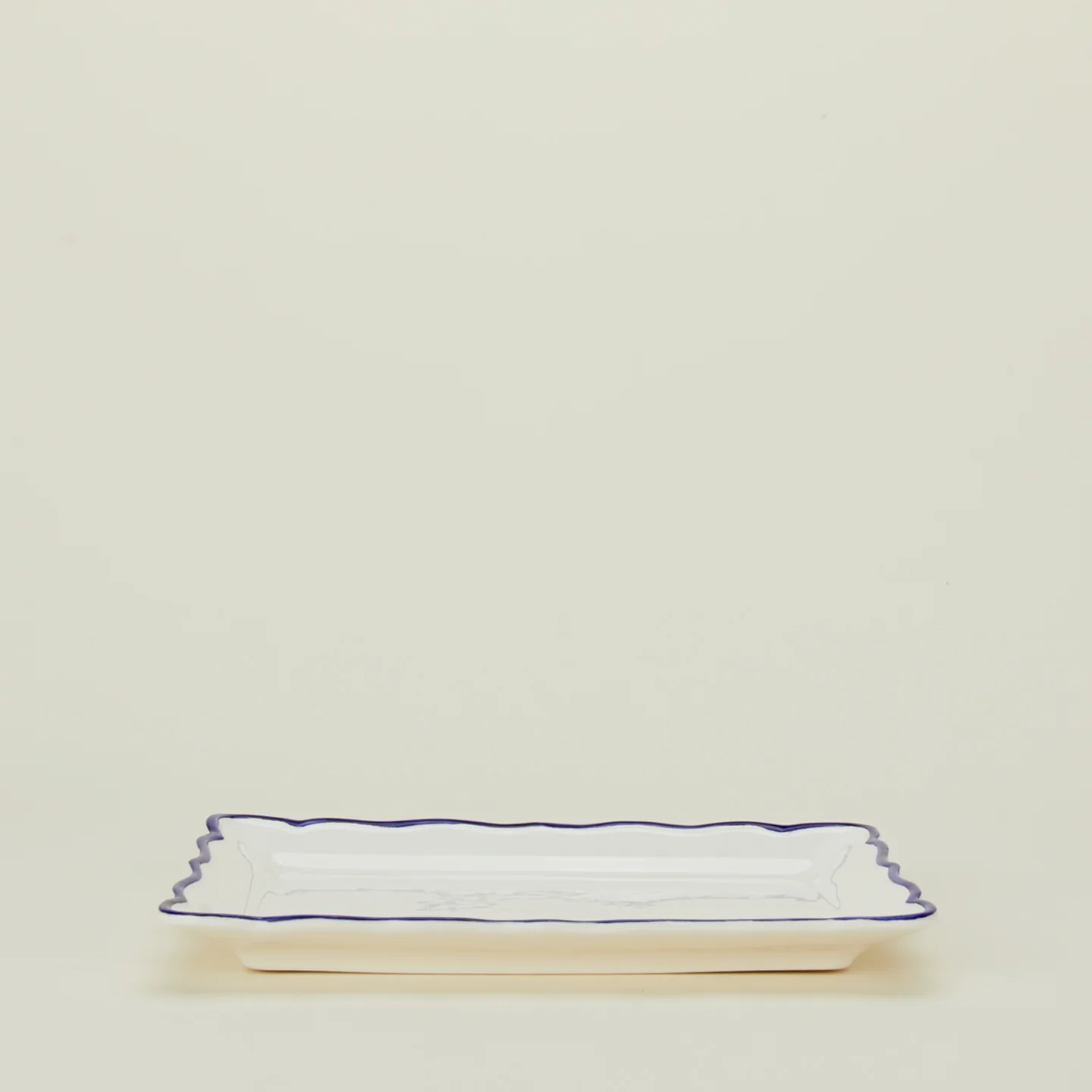 Ogee Edge Rectangular Platter - Blue - Image 2
