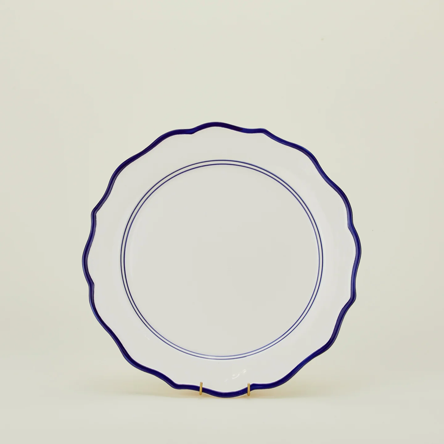 Ogee Edge Round Platter - Blue