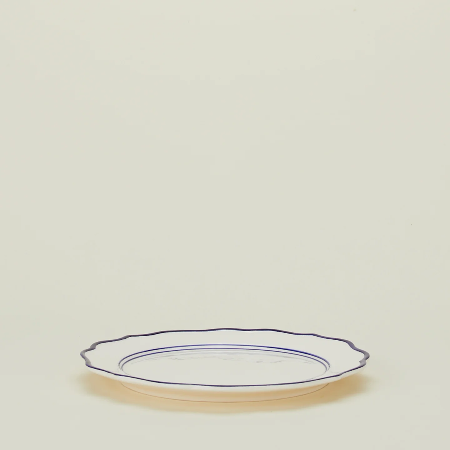 Ogee Edge Round Platter - Blue - Image 2