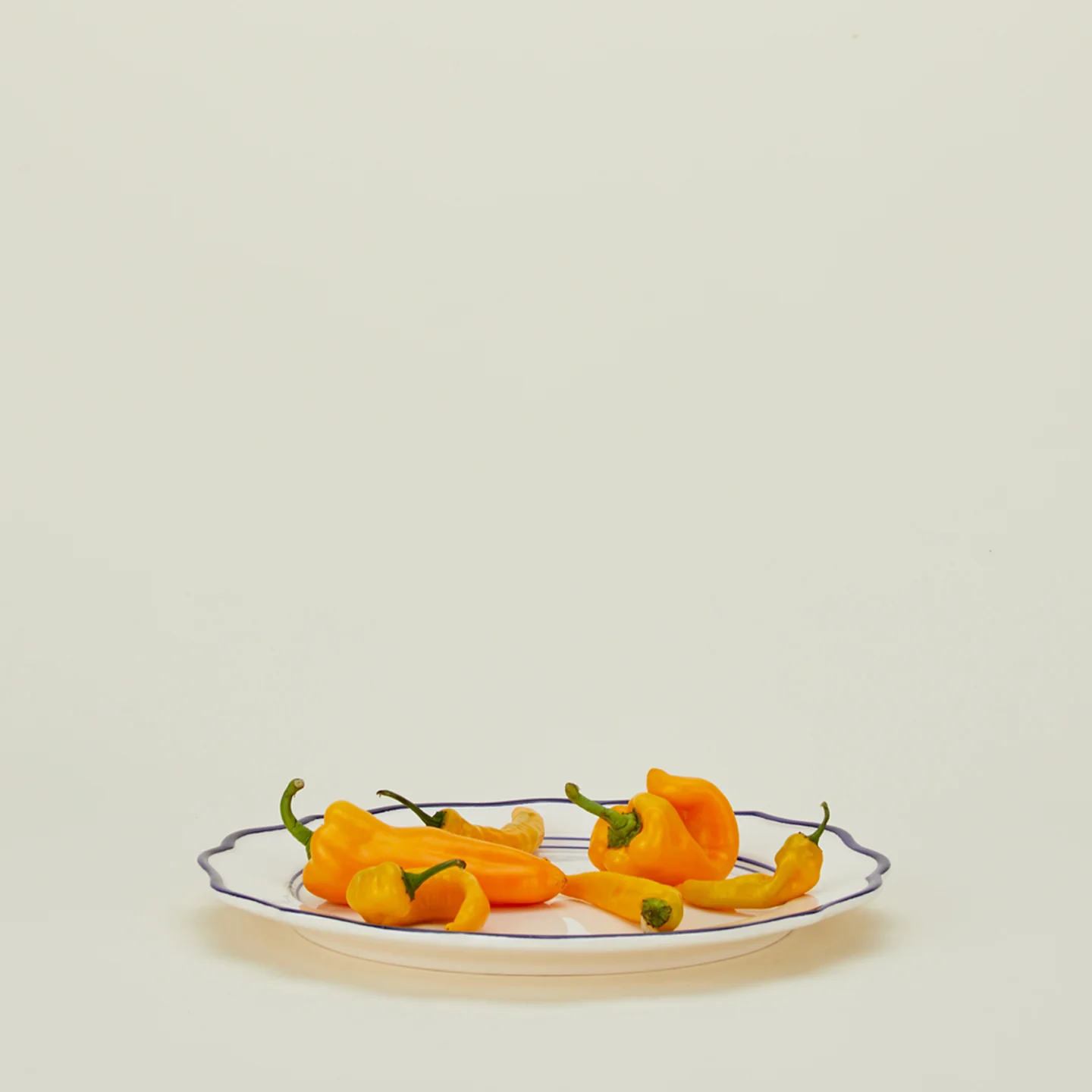 Ogee Edge Round Platter - Blue - Image 3