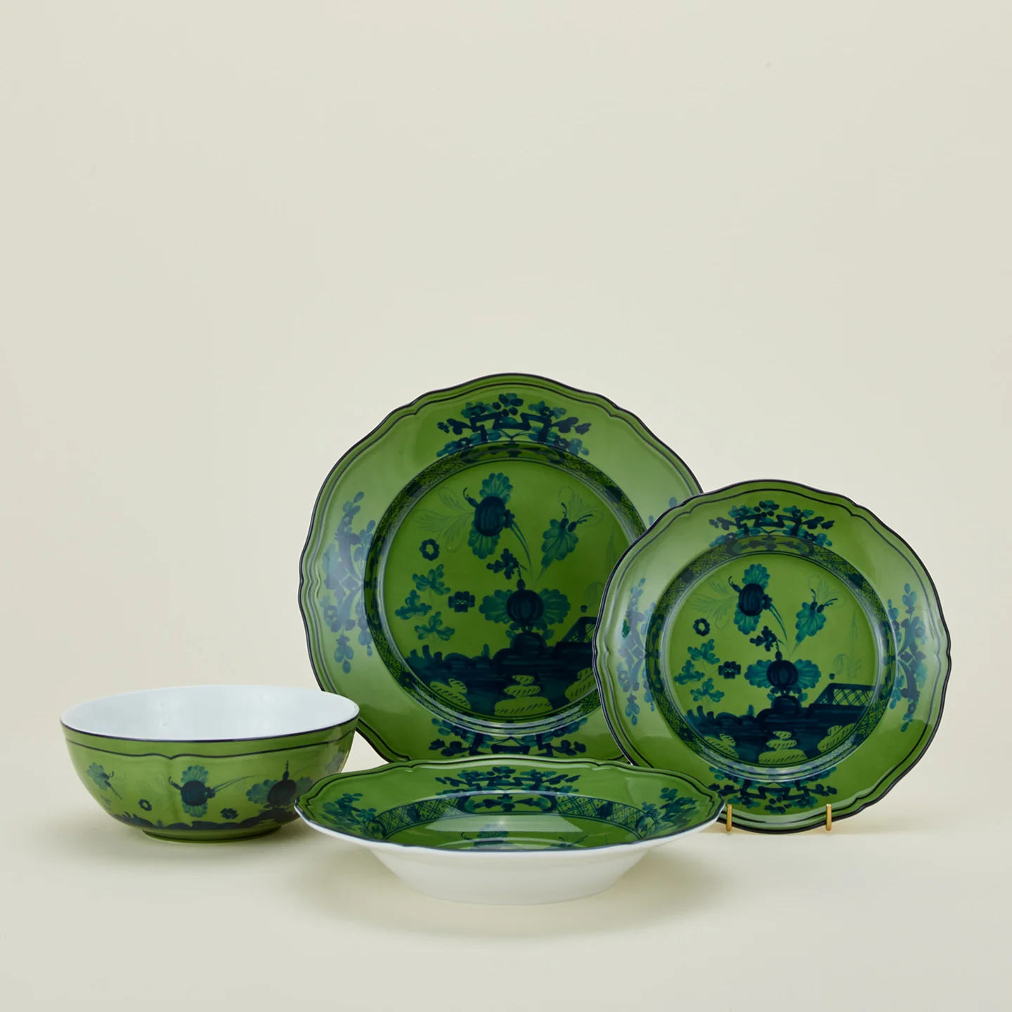 Oriente Italiano Dinner Plate - Malachite - Image 5