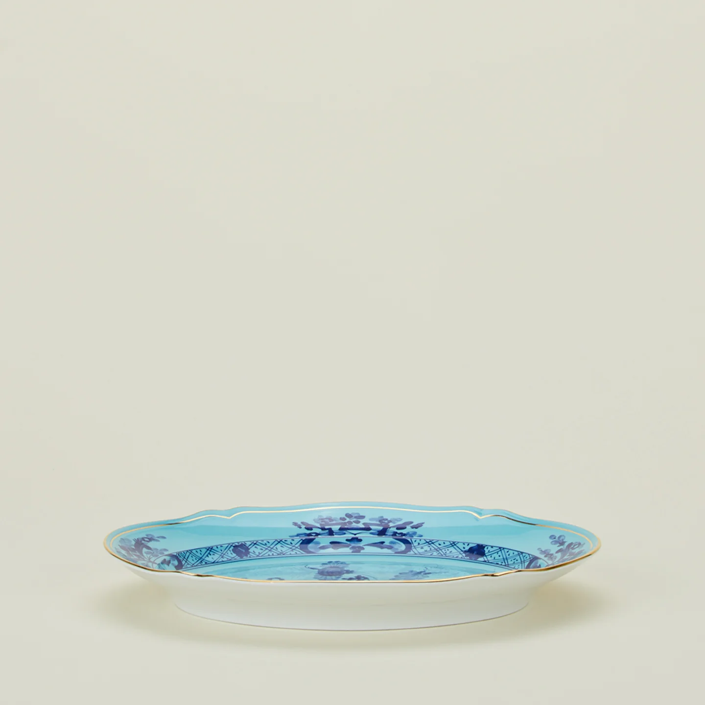 Oriente Italiano Oval Platter, 15" - Iris - Image 2