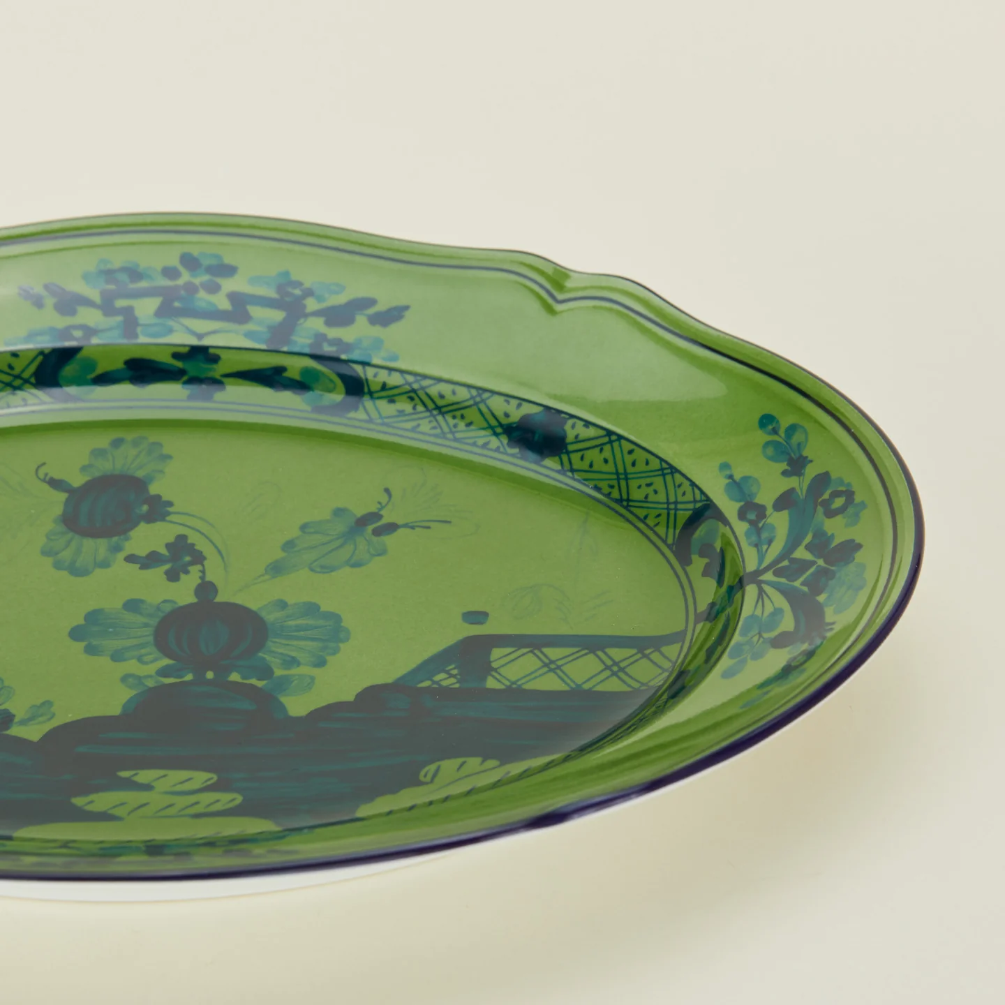 Oriente Italiano Oval Platter, 15" - Malachite - Image 4