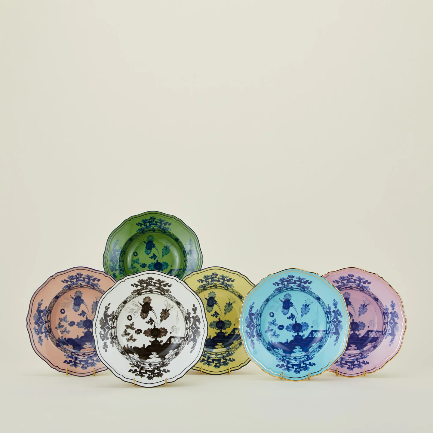 Oriente Italiano Soup Plate - Iris - Image 6