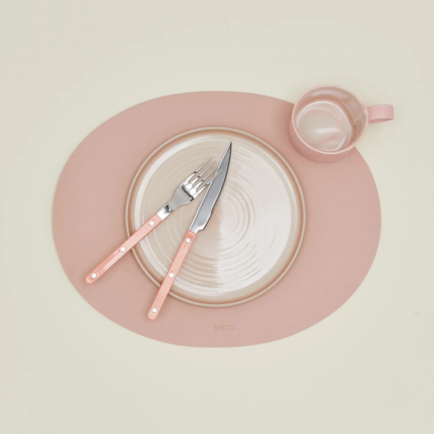 Oval Placemat - Blush - Image 2