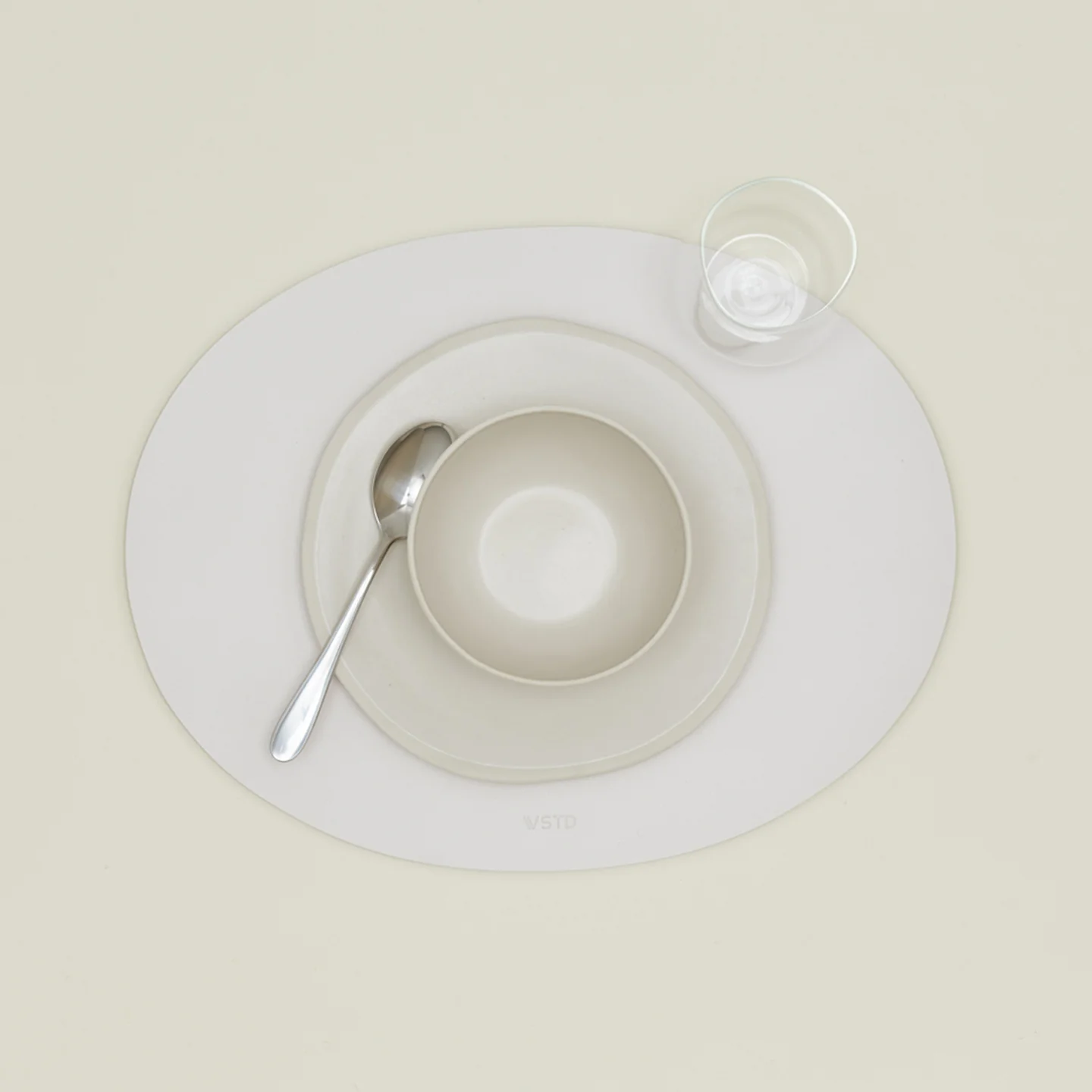 Oval Placemat - Cream - Image 2