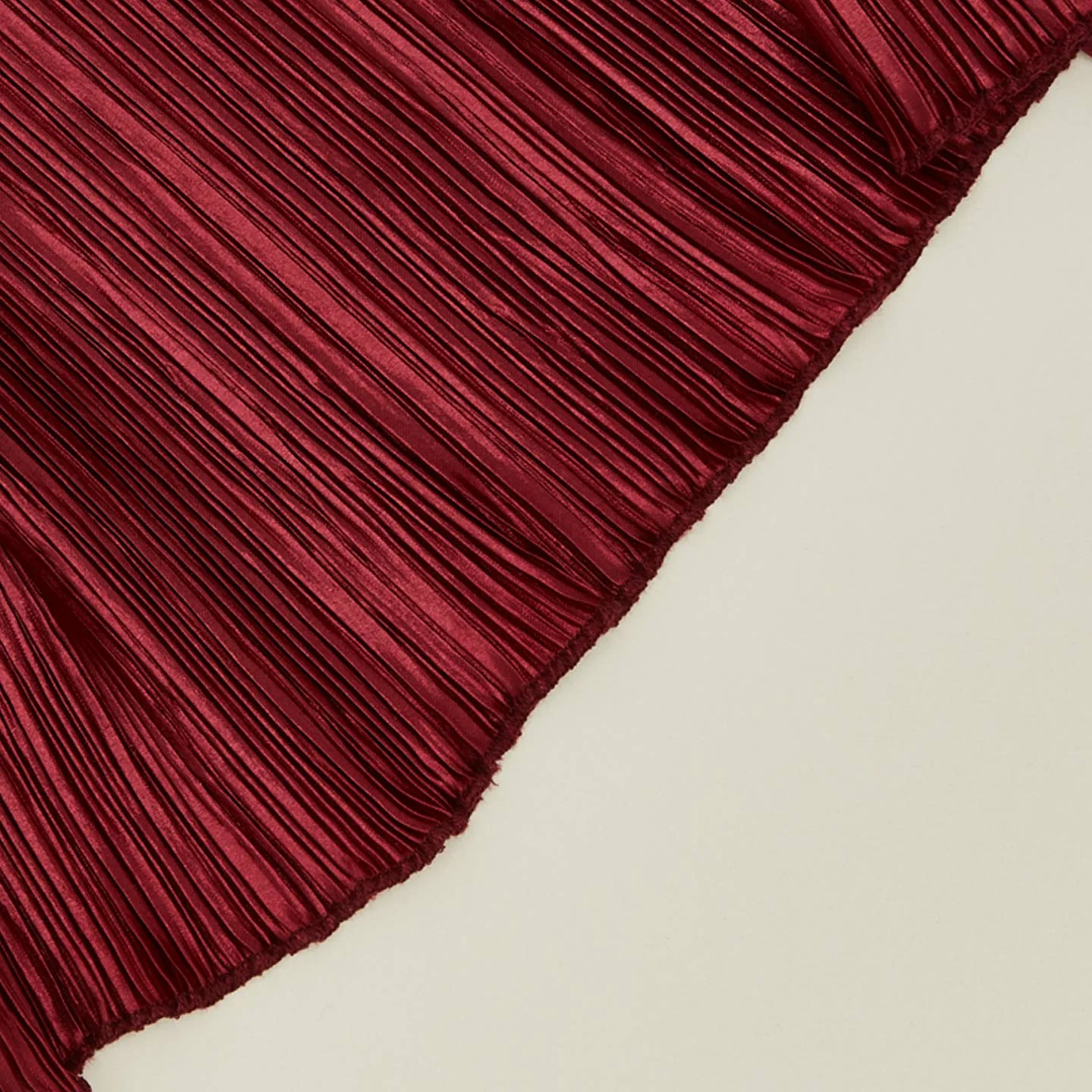 Pleated Napkin, Set of 2 - Red - Image 3