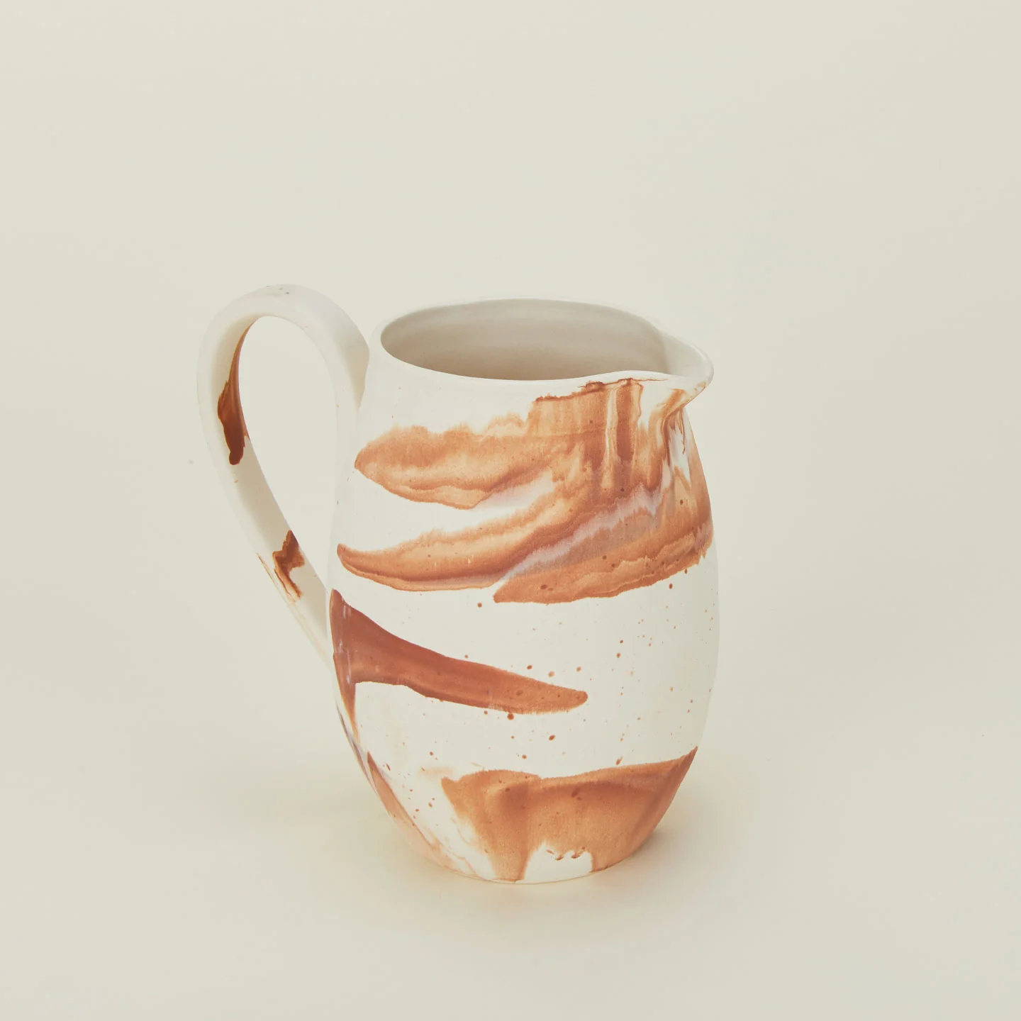 Marbled Stoneware Pitcher - Image 3
