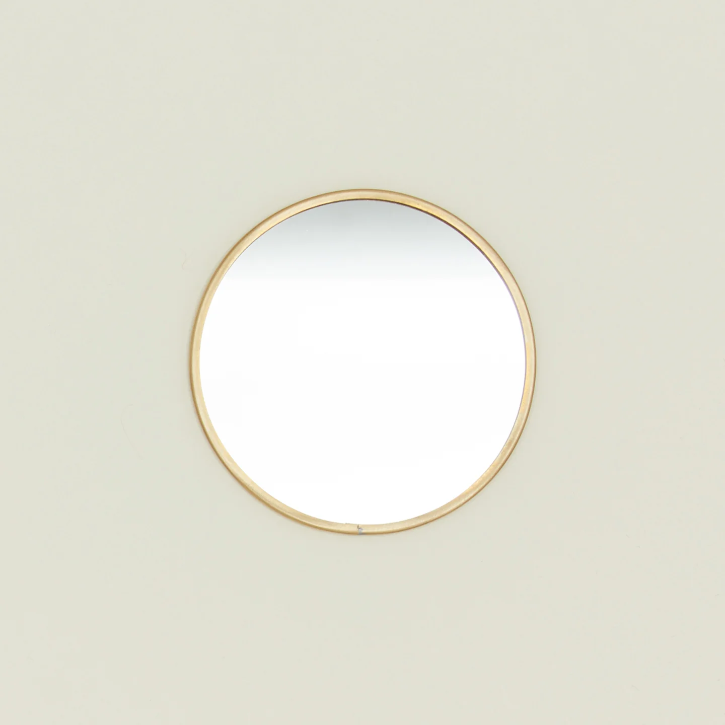 Round Brass Mirror