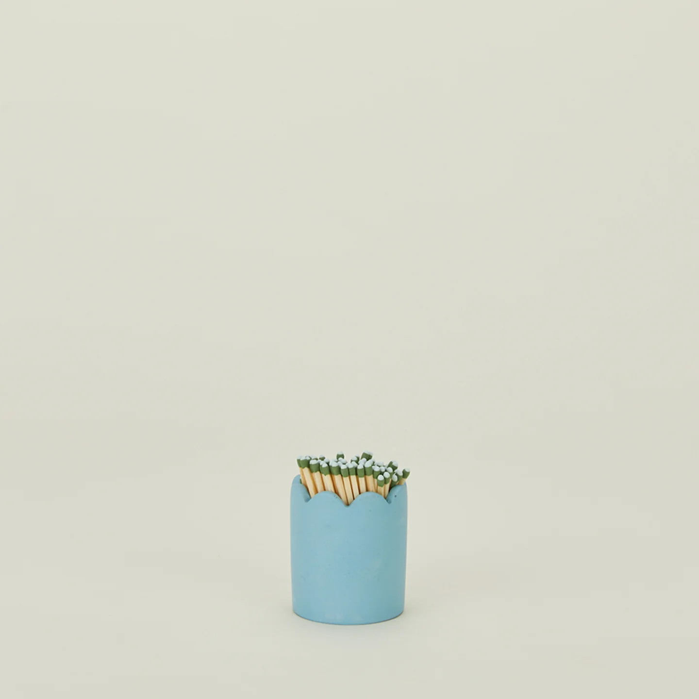 Scalloped Match Striker - Baby Blue