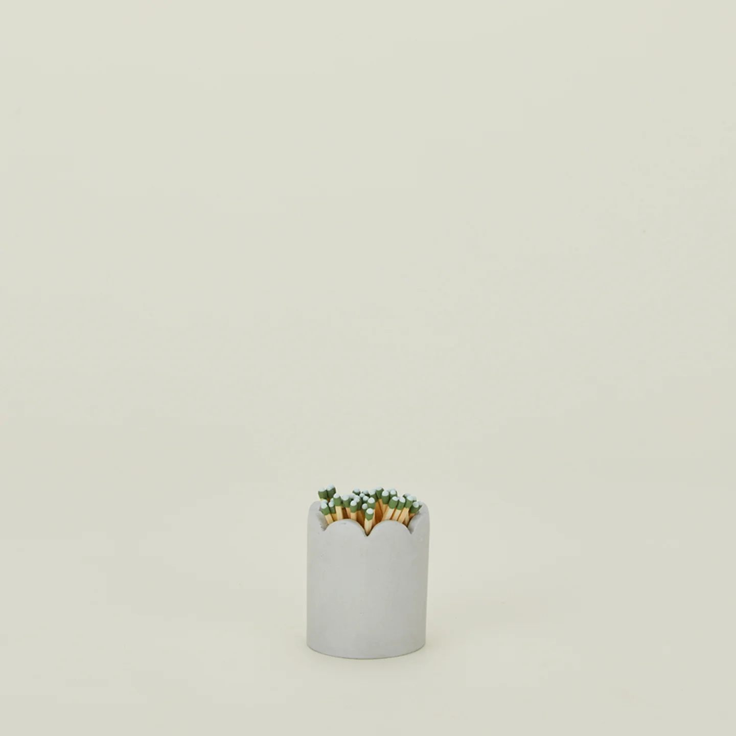 Scalloped Match Striker - Grey