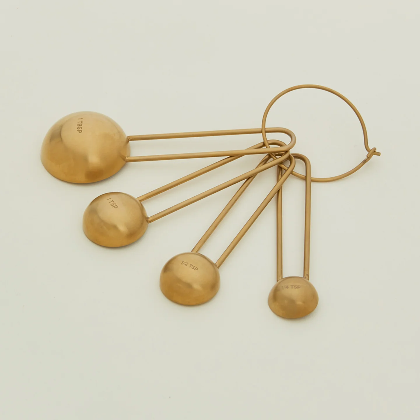Simple Measuring Spoons - Gold - Image 5