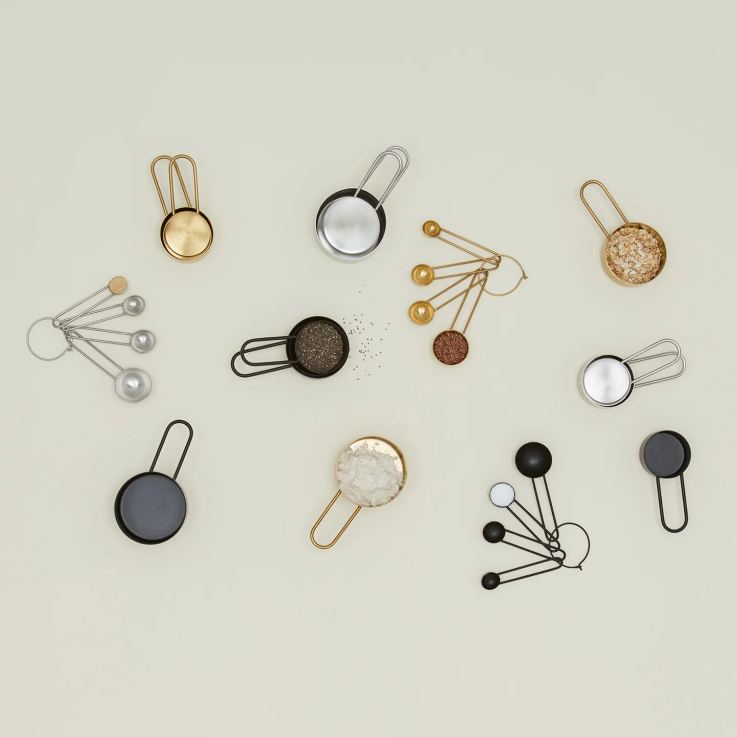 Simple Measuring Spoons - Gold - Image 6
