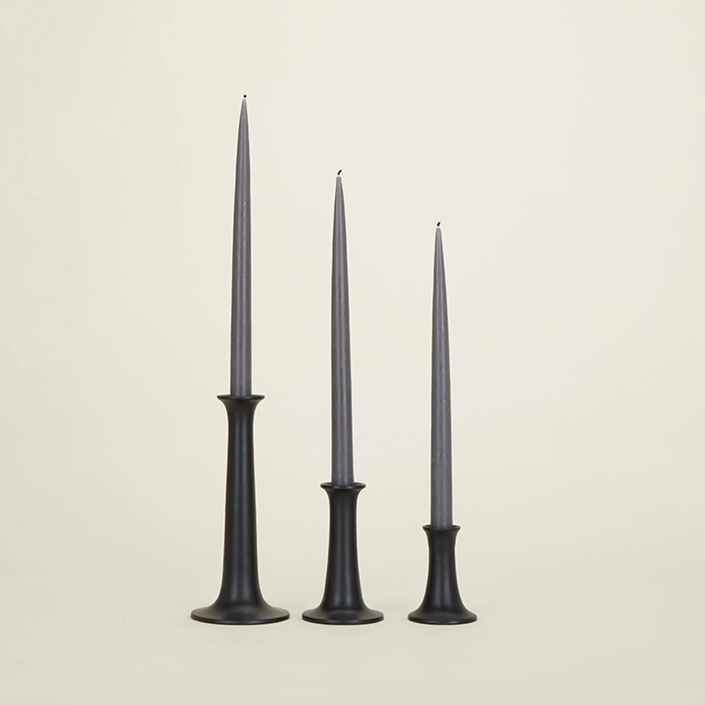 Simple Candle Holder - Black - Image 2