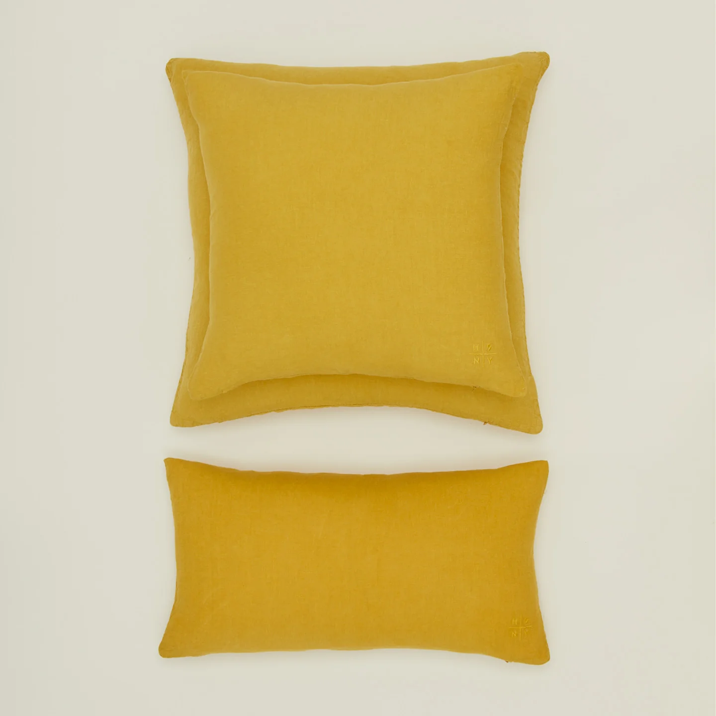 Simple Linen 12x22 Pillow - Mustard - Image 2