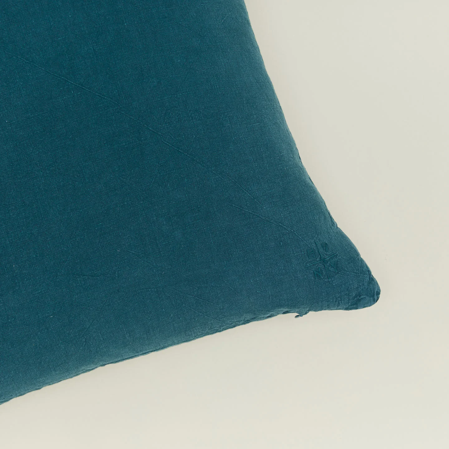 Simple Linen 12x22 Pillow - Peacock - Image 3