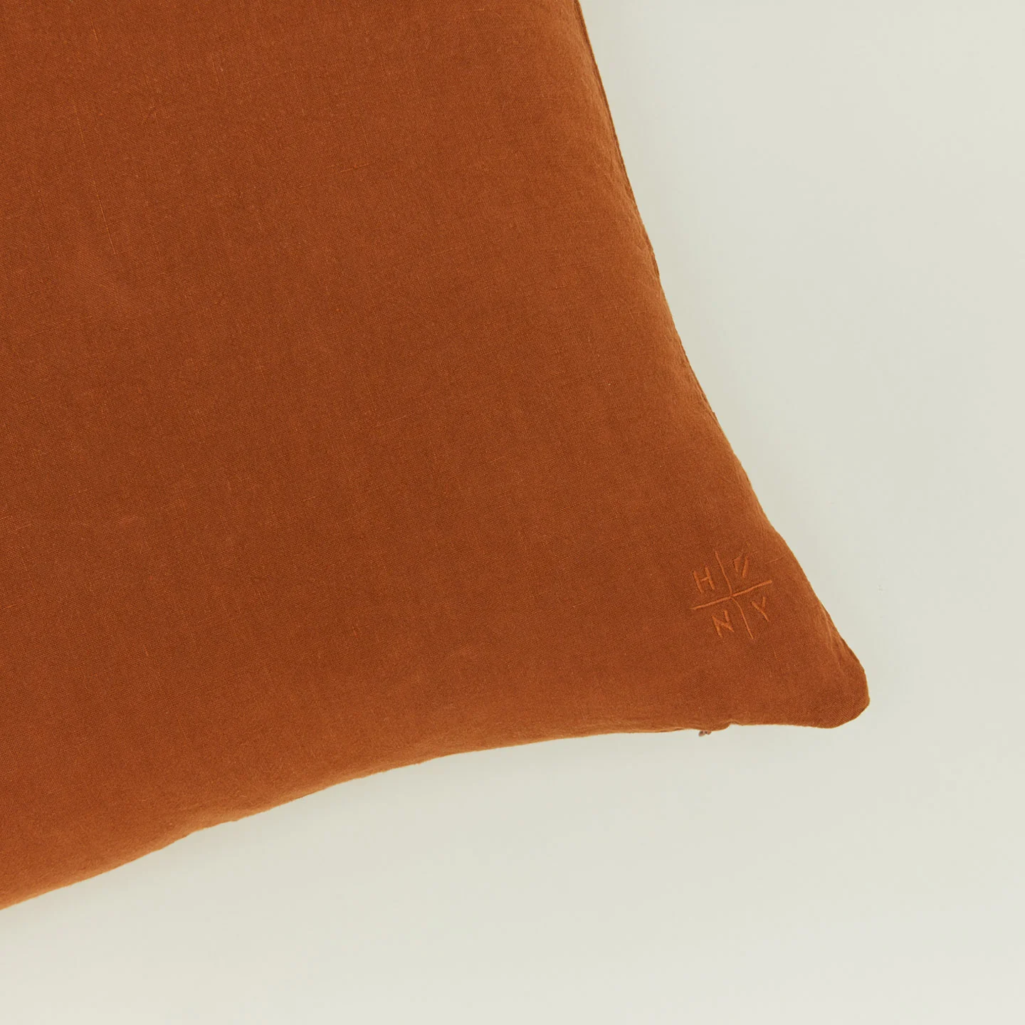 Simple Linen 12x22 Pillow - Terracotta - Image 3