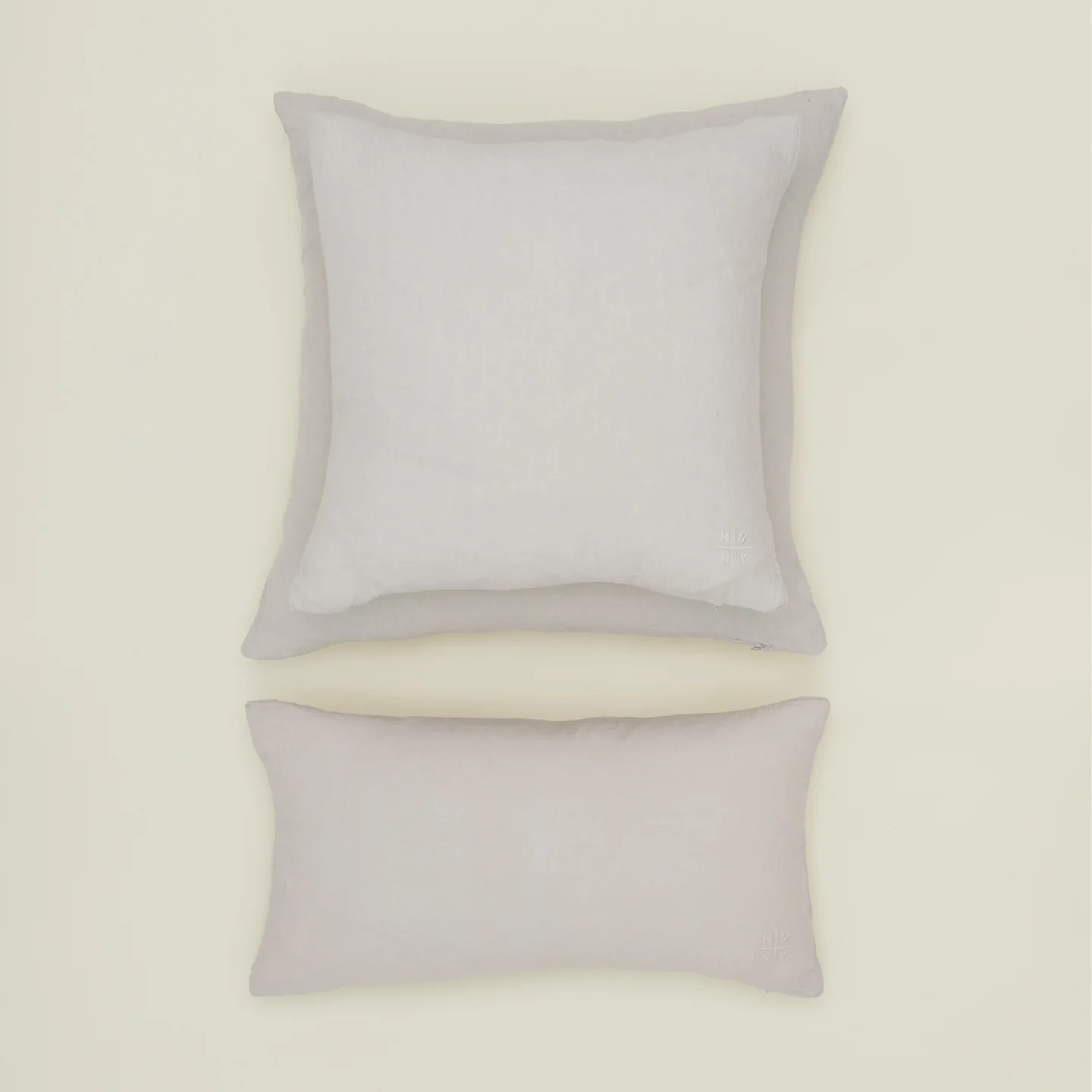 Simple Linen 18x18 Pillow - Light Grey - Image 2