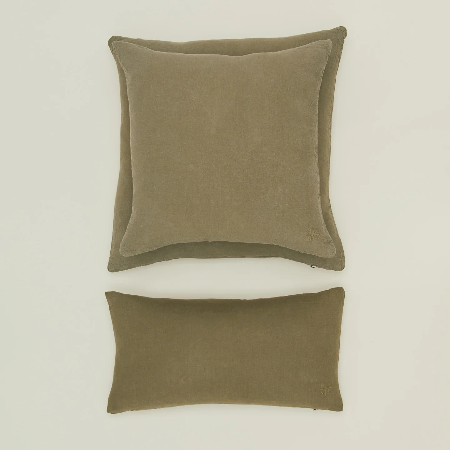 Simple Linen 18x18 Pillow - Olive - Image 2