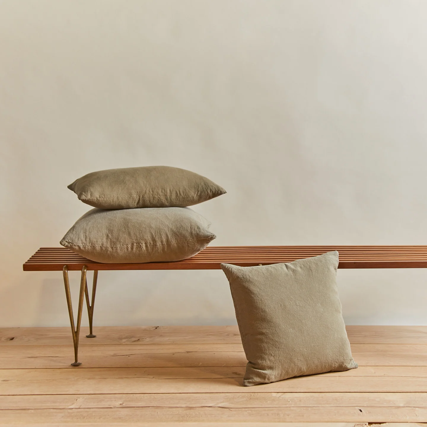 Simple Linen 18x18 Pillow - Olive - Image 5