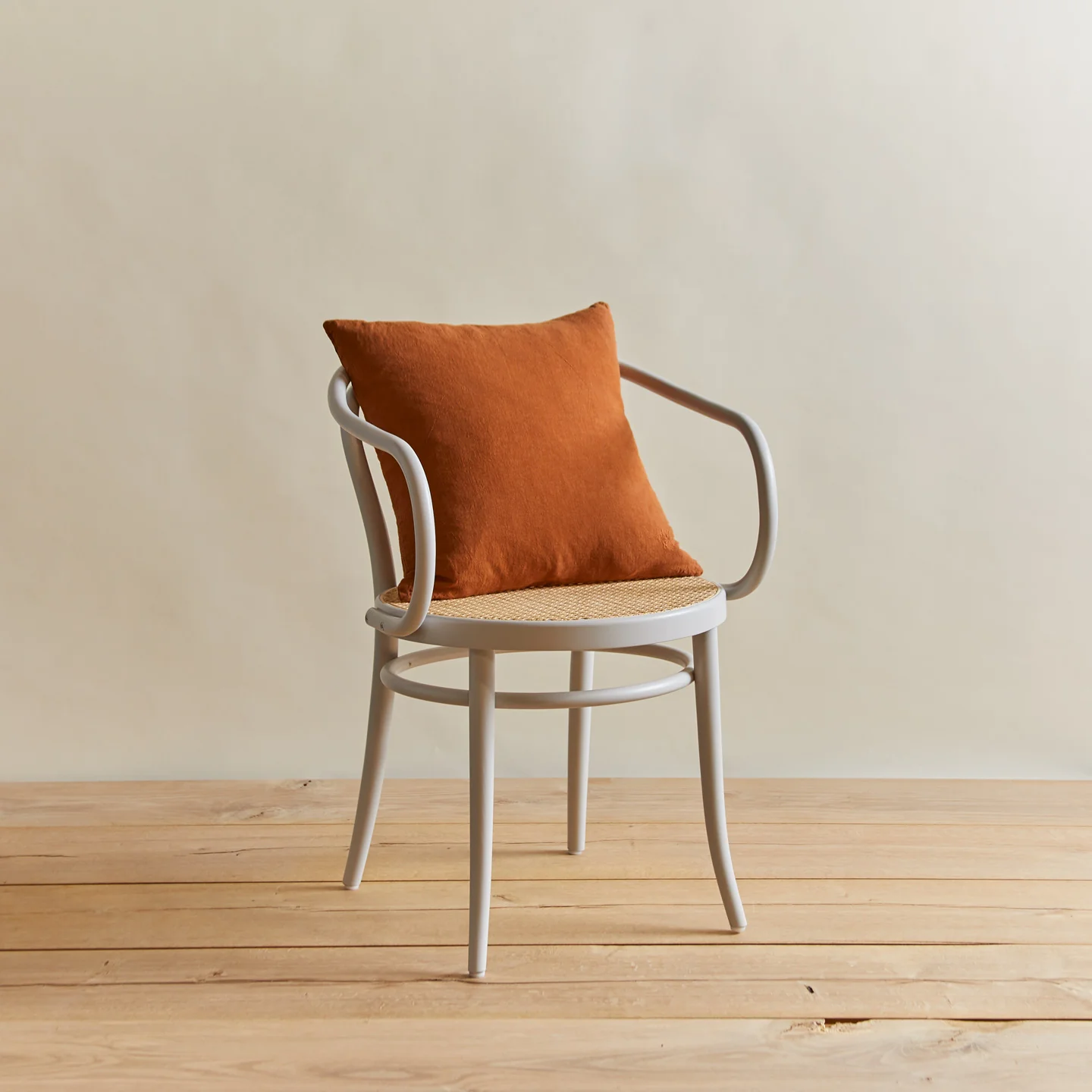 Simple Linen 18x18 Pillow - Terracotta - Image 4
