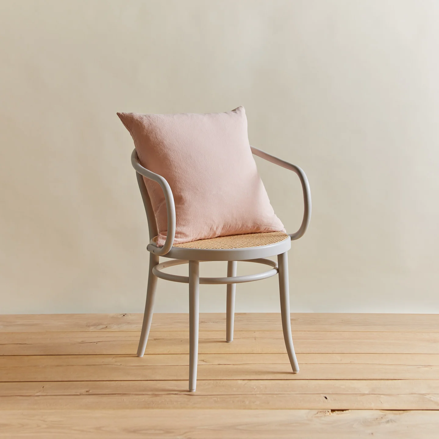 Simple Linen 22x22 Pillow - Blush - Image 4