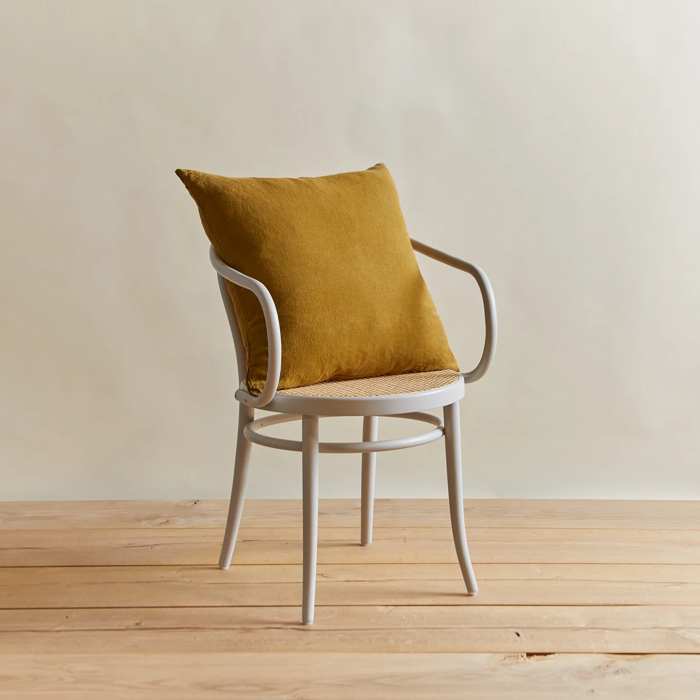 Simple Linen 22x22 Pillow - Bronze - Image 4