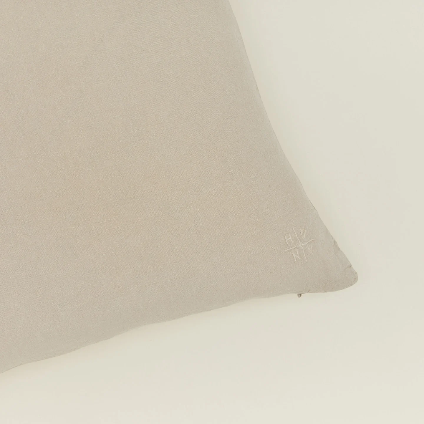 Simple Linen 22x22 Pillow - Flax - Image 3