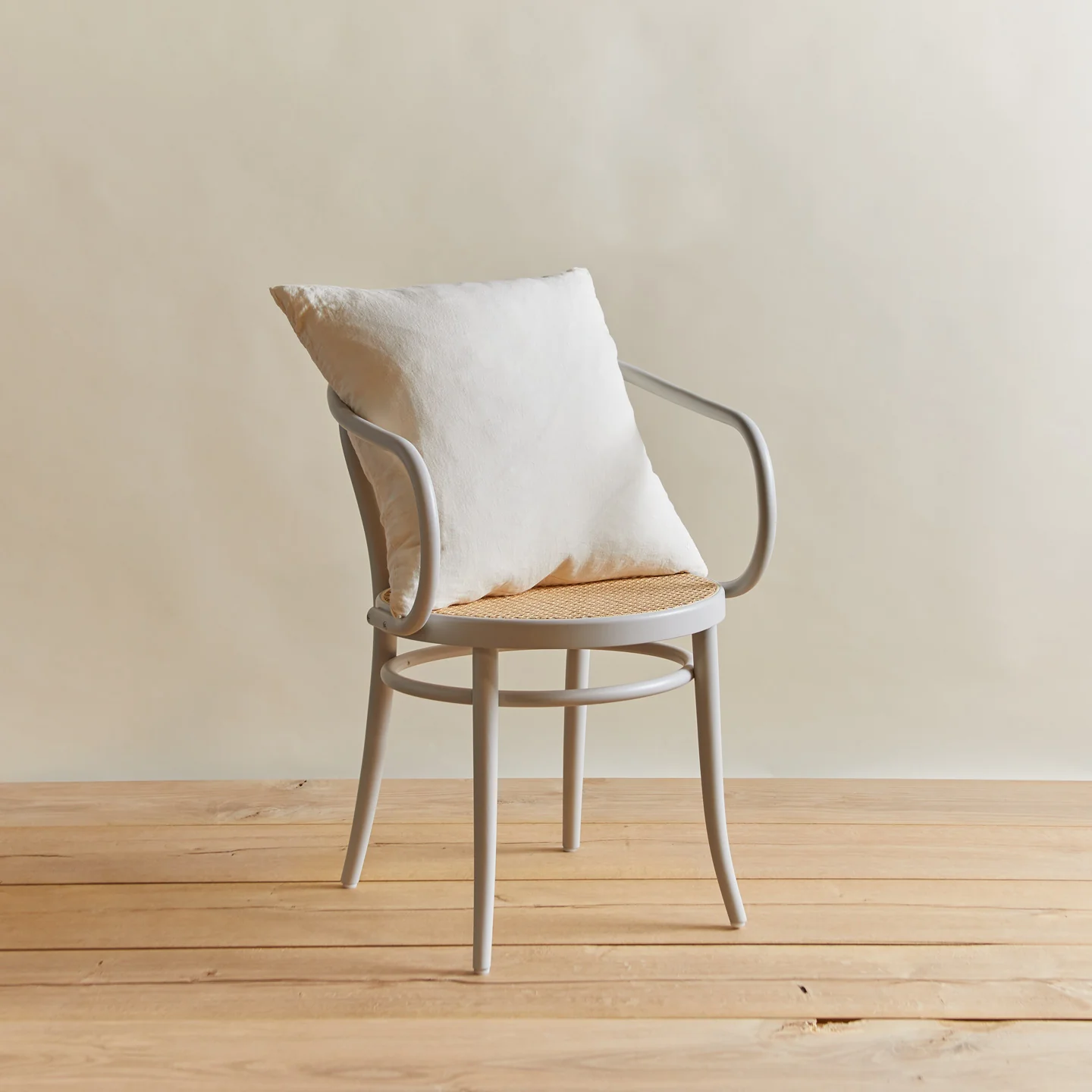 Simple Linen 22x22 Pillow - Ivory - Image 4