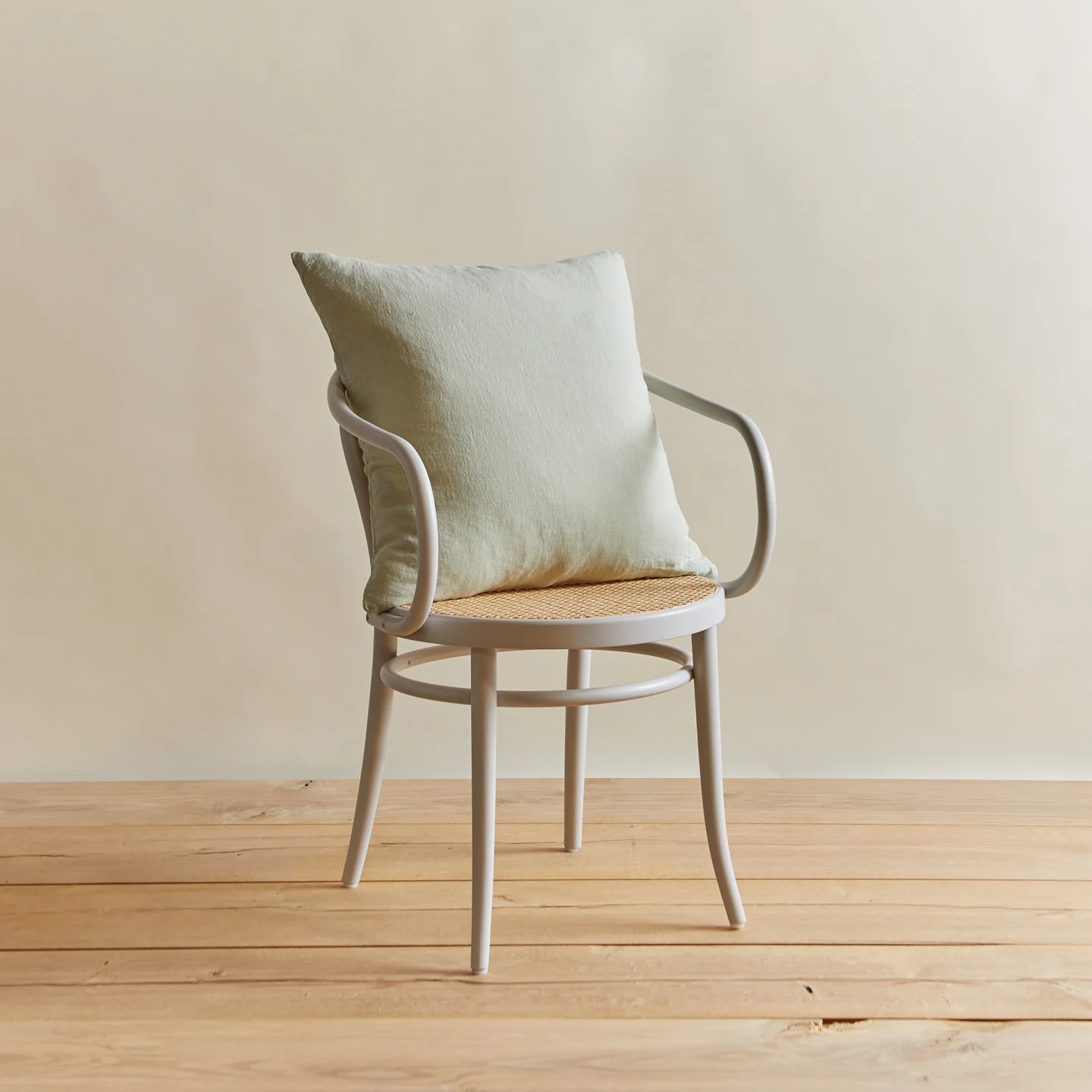 Simple Linen 22x22 Pillow - Sage - Image 4