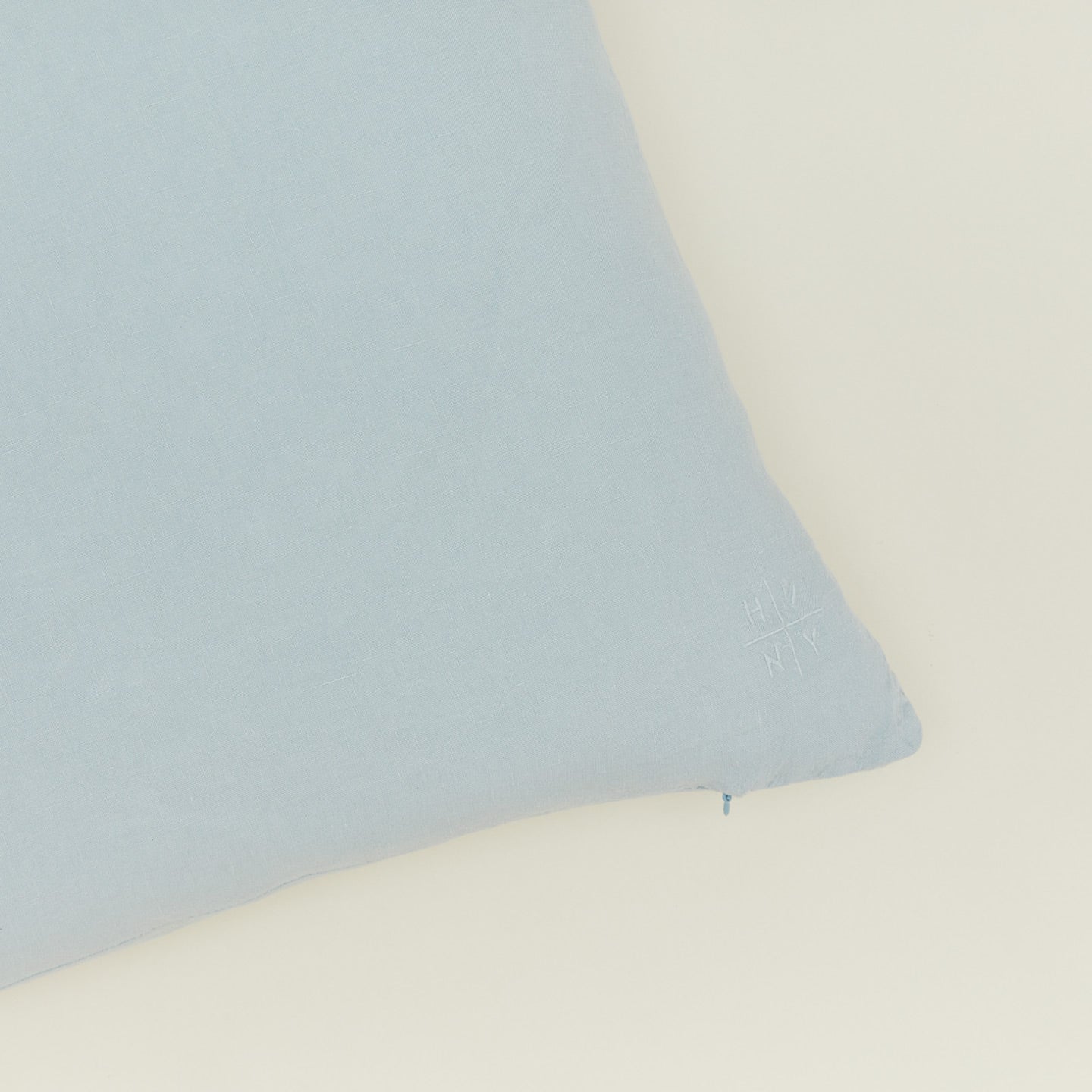 Simple Linen 22x22 Pillow - Sky - Image 3