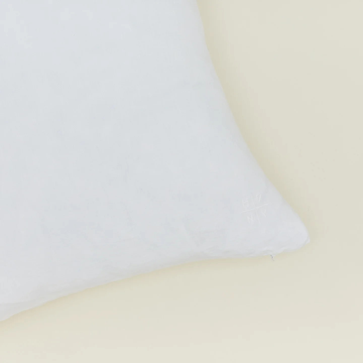 Simple Linen 22x22 Pillow - White - Image 3