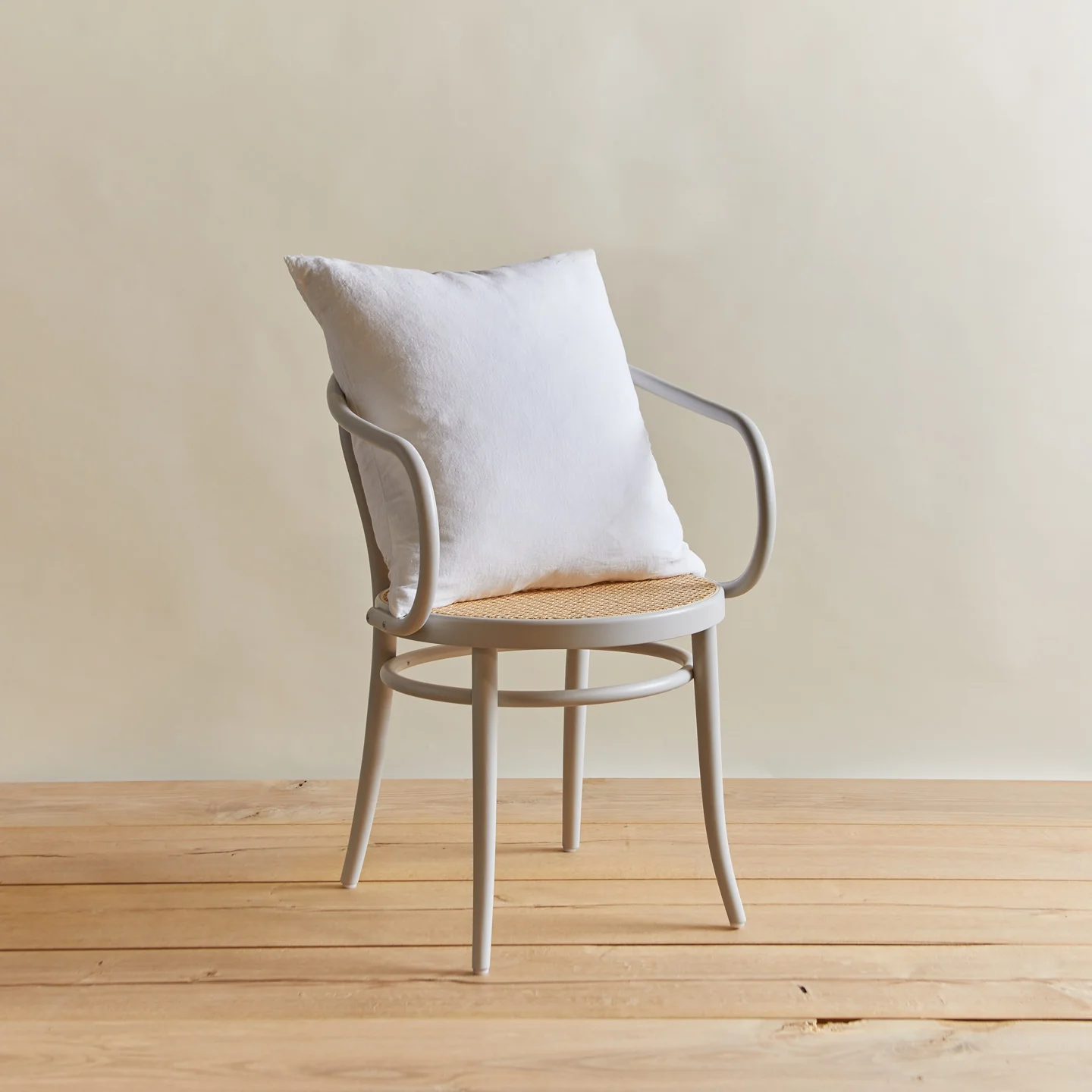 Simple Linen 22x22 Pillow - White - Image 4