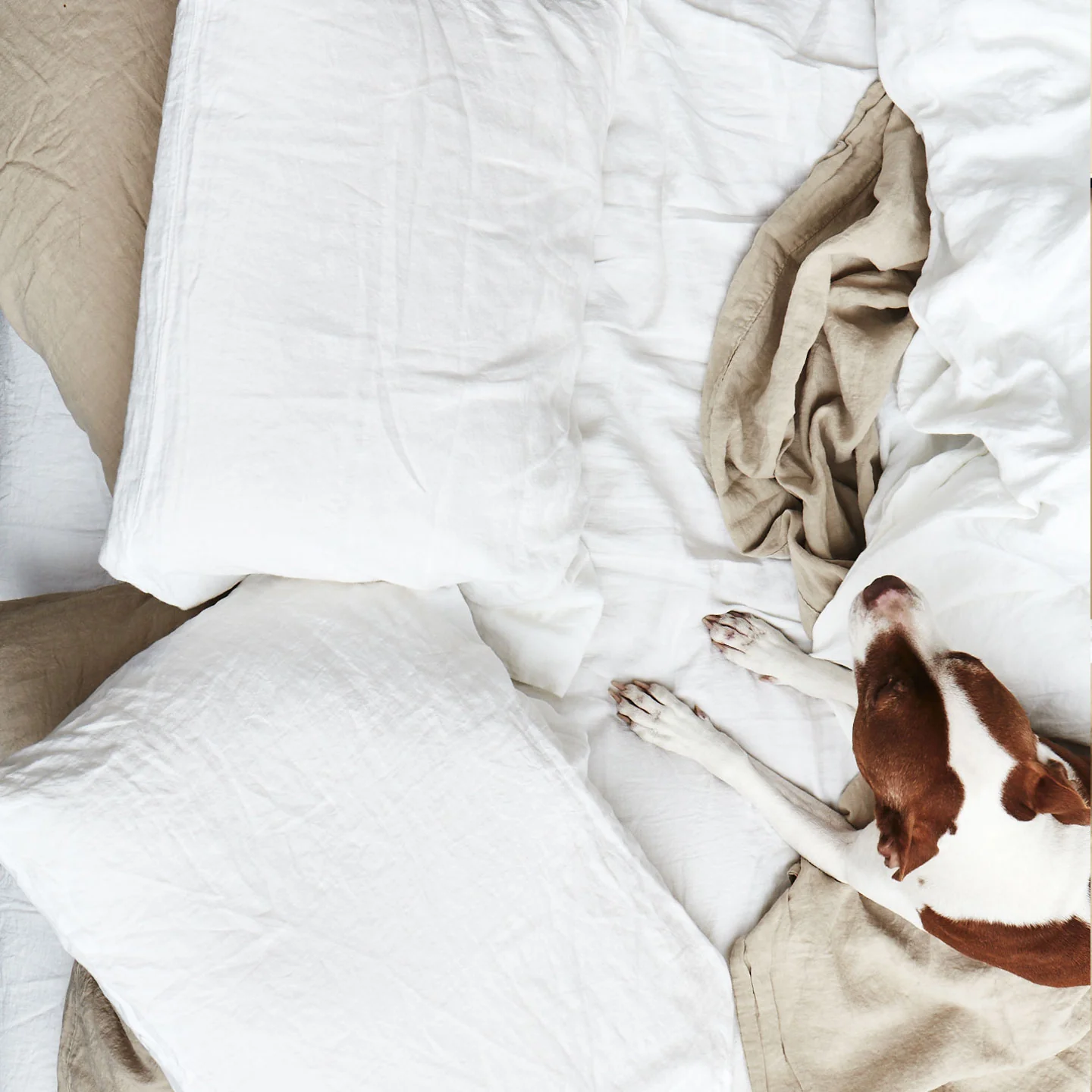 Simple Linen Duvet - Flax - Image 4