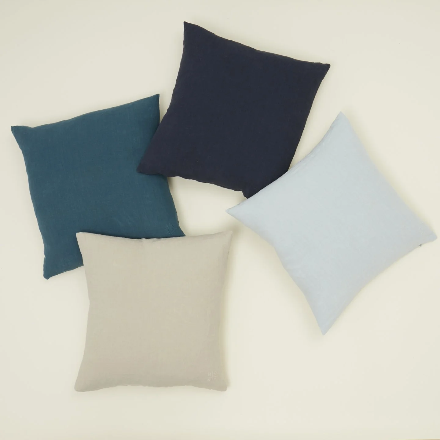 Simple Linen Euro Sham - Sky - Image 3