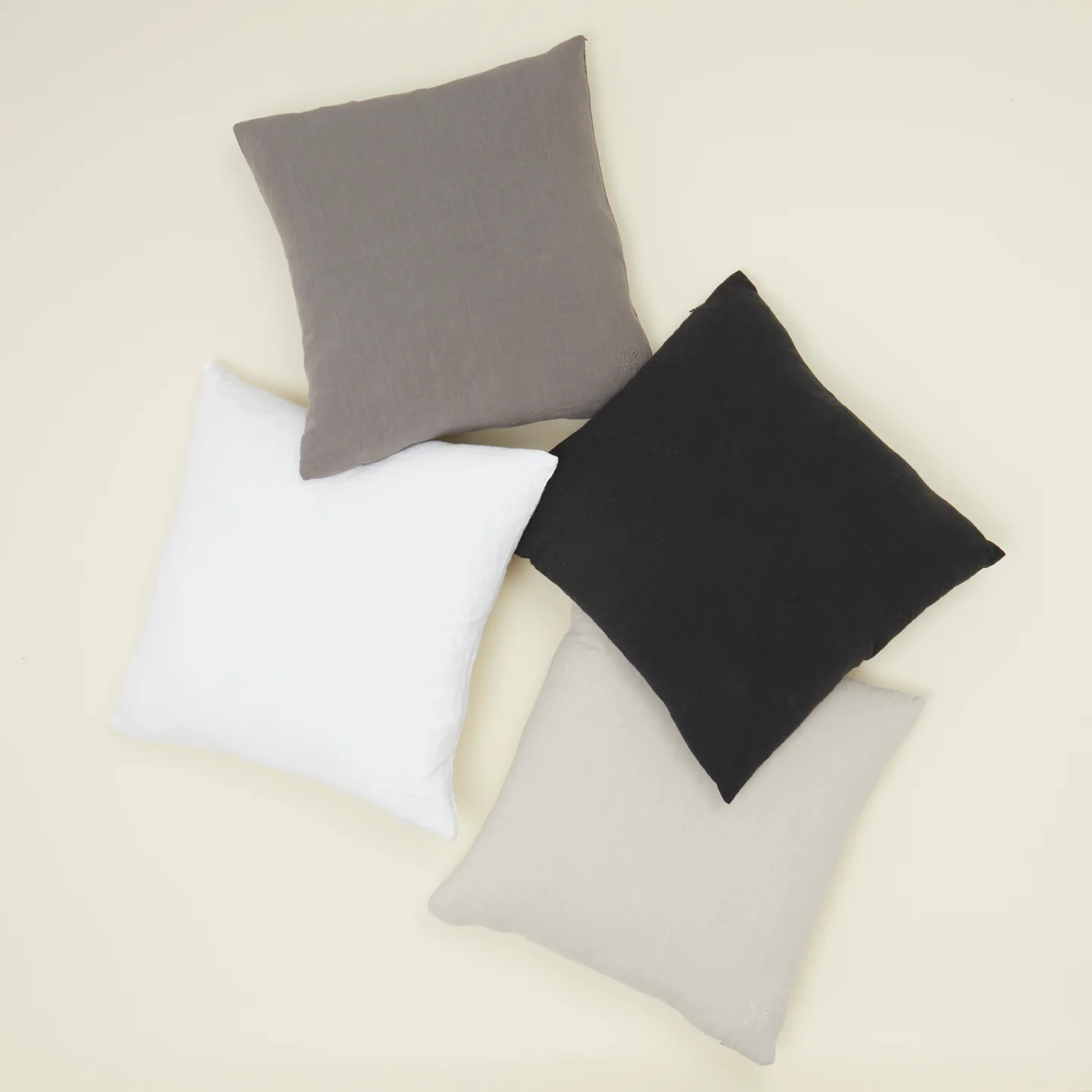 Simple Linen Euro Sham - White - Image 3