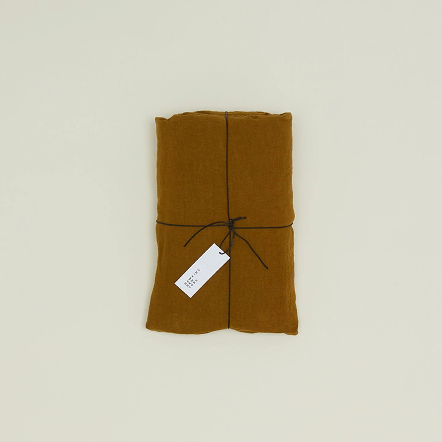 Simple Linen Fitted Sheet - Bronze - Image 4