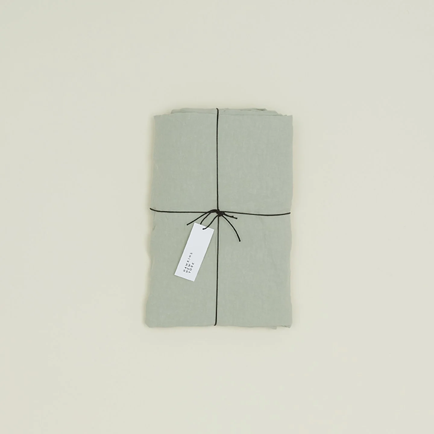 Simple Linen Fitted Sheet - Sage - Image 4