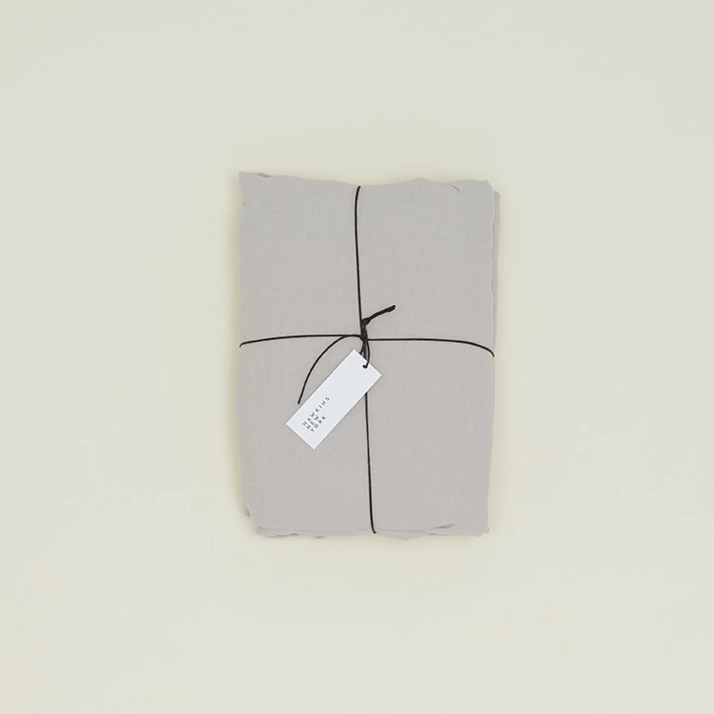 Simple Linen Flat Sheet - Light Grey - Image 4