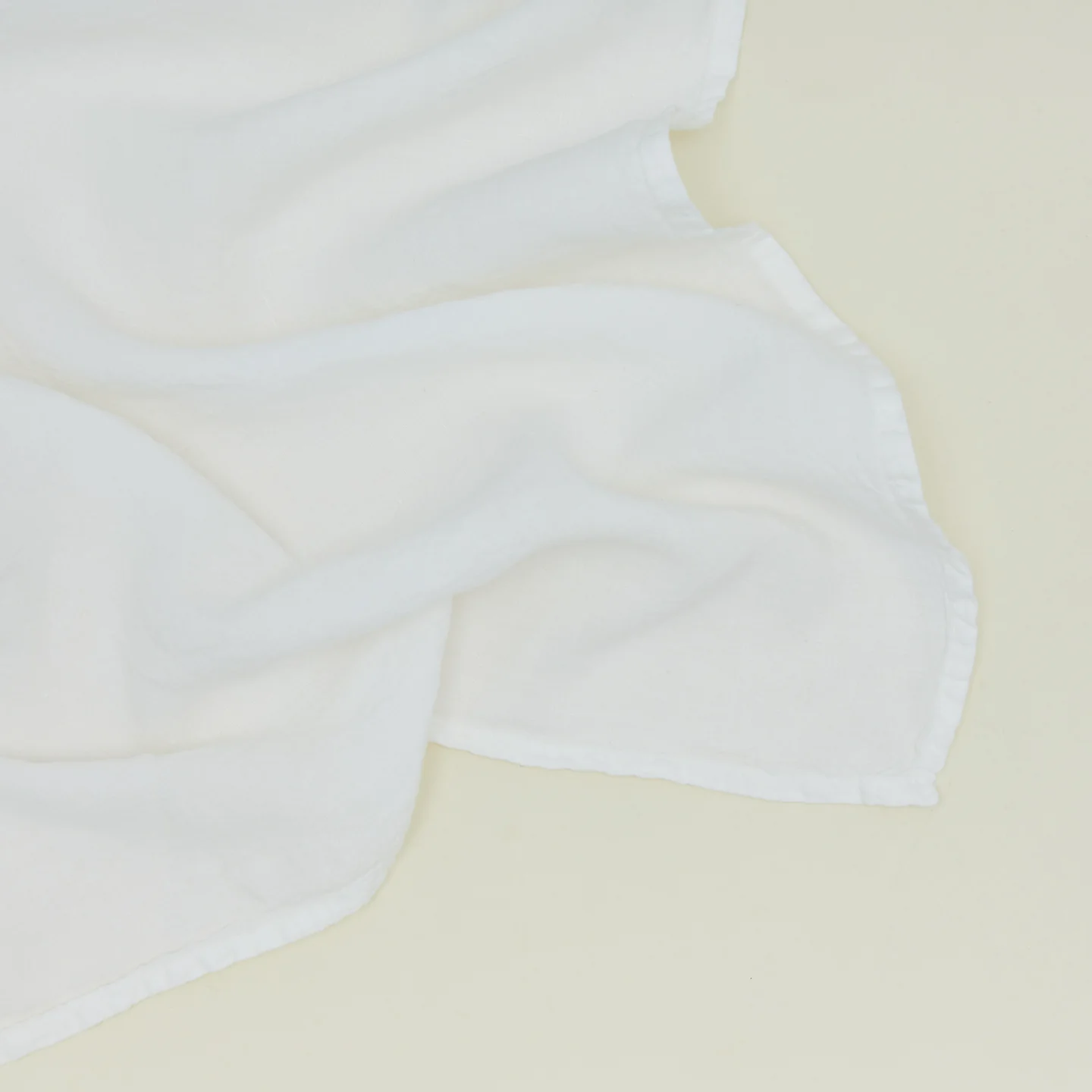 Simple Linen Napkin - White - Image 3