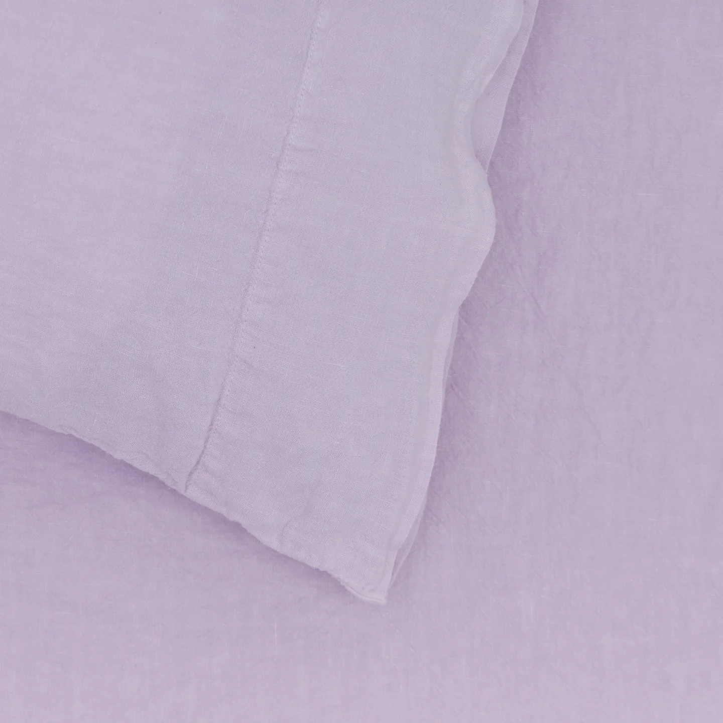 Simple Linen Pillowcases, Set of 2 - Lilac - Image 3